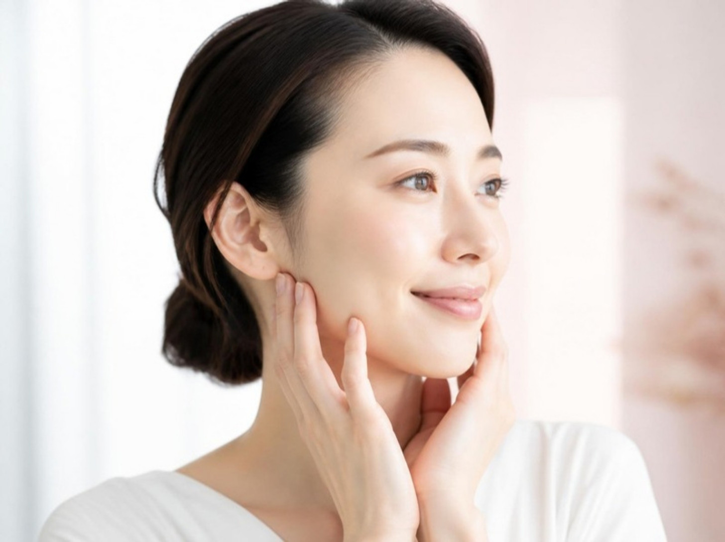 明るい肌の女性のイメージ